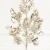 27" Platinum Holly Berry Stem