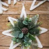 14” 8-Point Snowflake Metal Ornament
