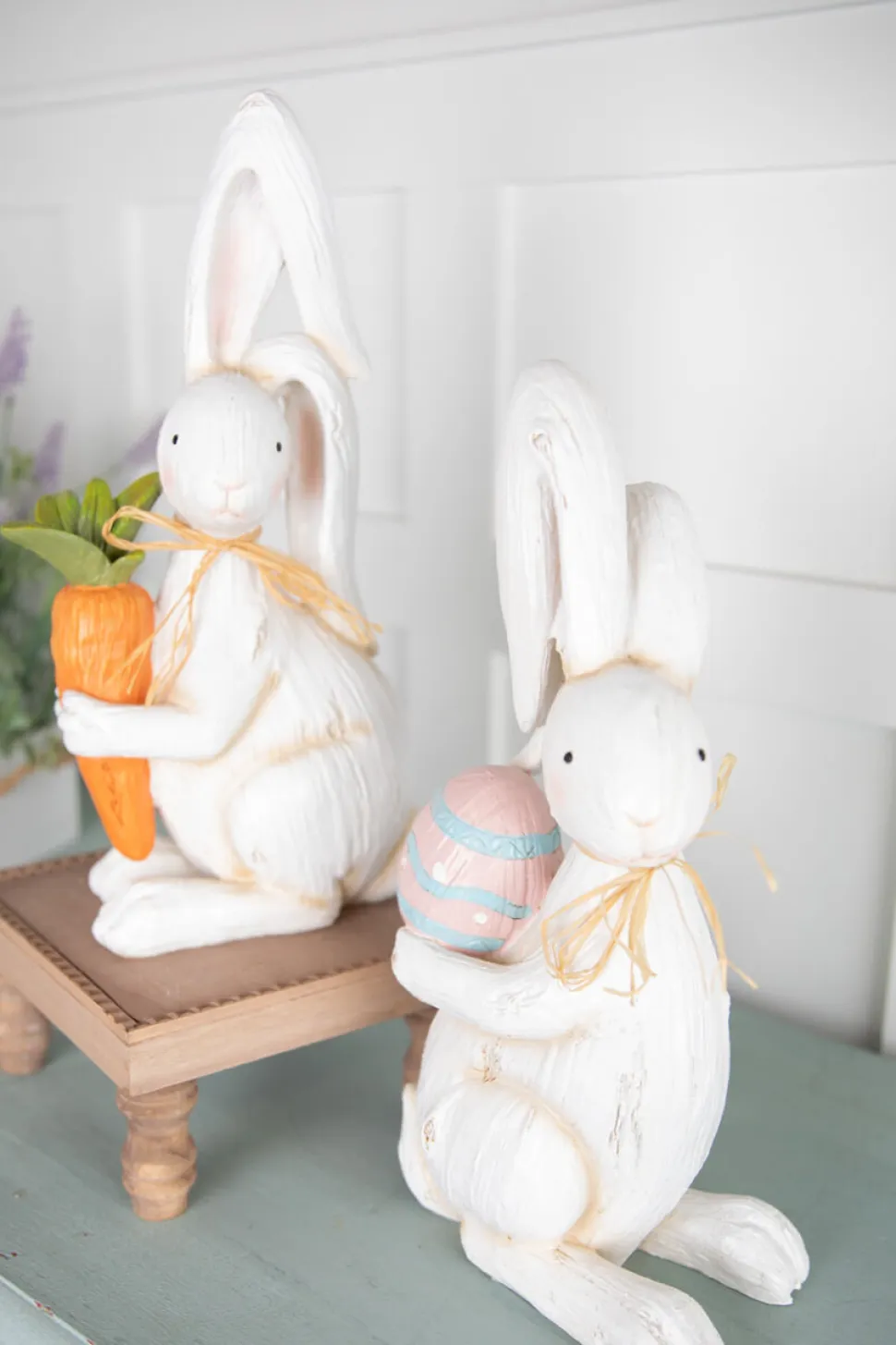 16” Resin Easter Bunny Figurine