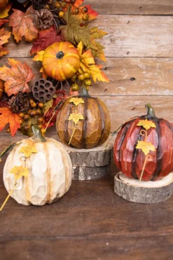 6” Resin Pumpkin Figure
