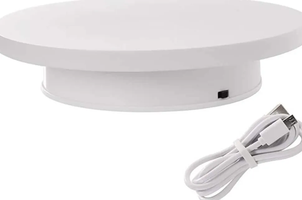 Rotating Display Stand White