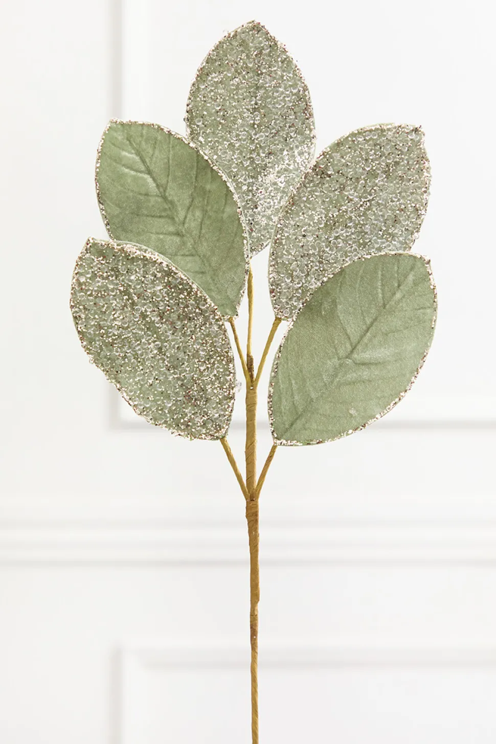 25" Sage Magnolia Leaf Stem