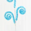28" Sequin Spiral Curly Spray - Blue