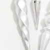 12" Silver Finial Boxed - Set of 4