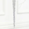 10" Silver Icicle Glass Ornament