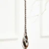 8" Slate Gray Drop Glass Ornament
