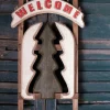 Sled with Embedded Tree Décor