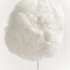 27" Snowball Spray with Glitter
