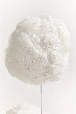 27" Snowball Spray with Glitter