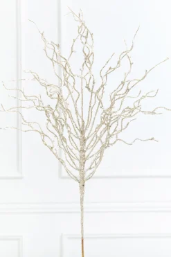34" Snow Glitter Twig Branch