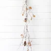 48" Snow with Glitter Winter Chalet Garland - Natural/Frost