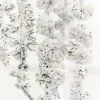 25" Snowy Hanging Berry Branch