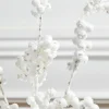 18” Snowy White Glitter Dew Berry Christmas Spray