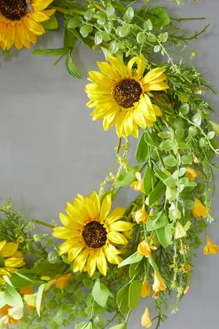 22" Sunflower Wreath
