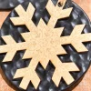 Tree & Snowflake Icon Ornament