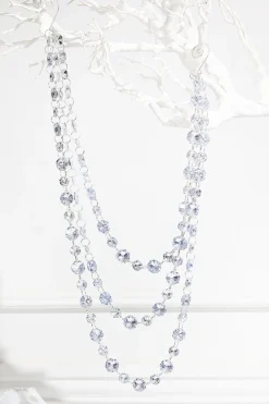 Triple Bead Silver Garland Ornament