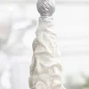 16" White Flocked Resin Tree