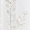 30" White Glitter Eucalyptus Spray