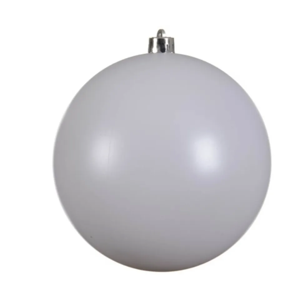 8" Winter White Shatterproof Ornament