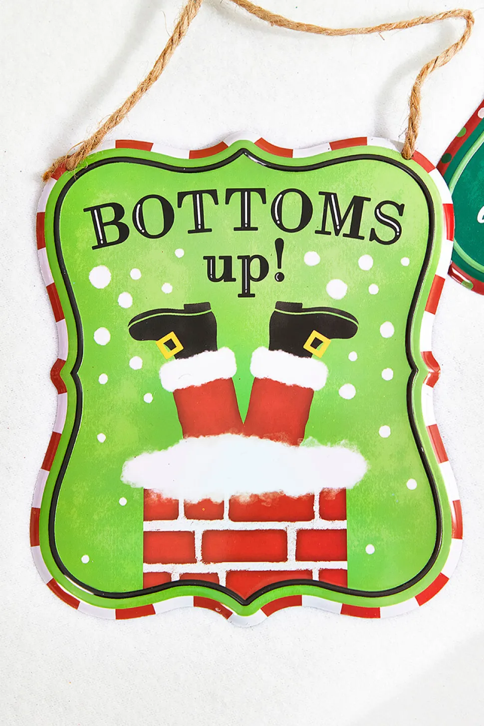7" x 6" Assorted Christmas Embossed Wall Sign