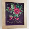 16" x 18" Floral Wood Wall Decor