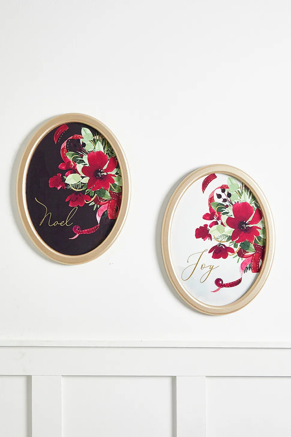 12" x 16" Floral Wood Wall Decor