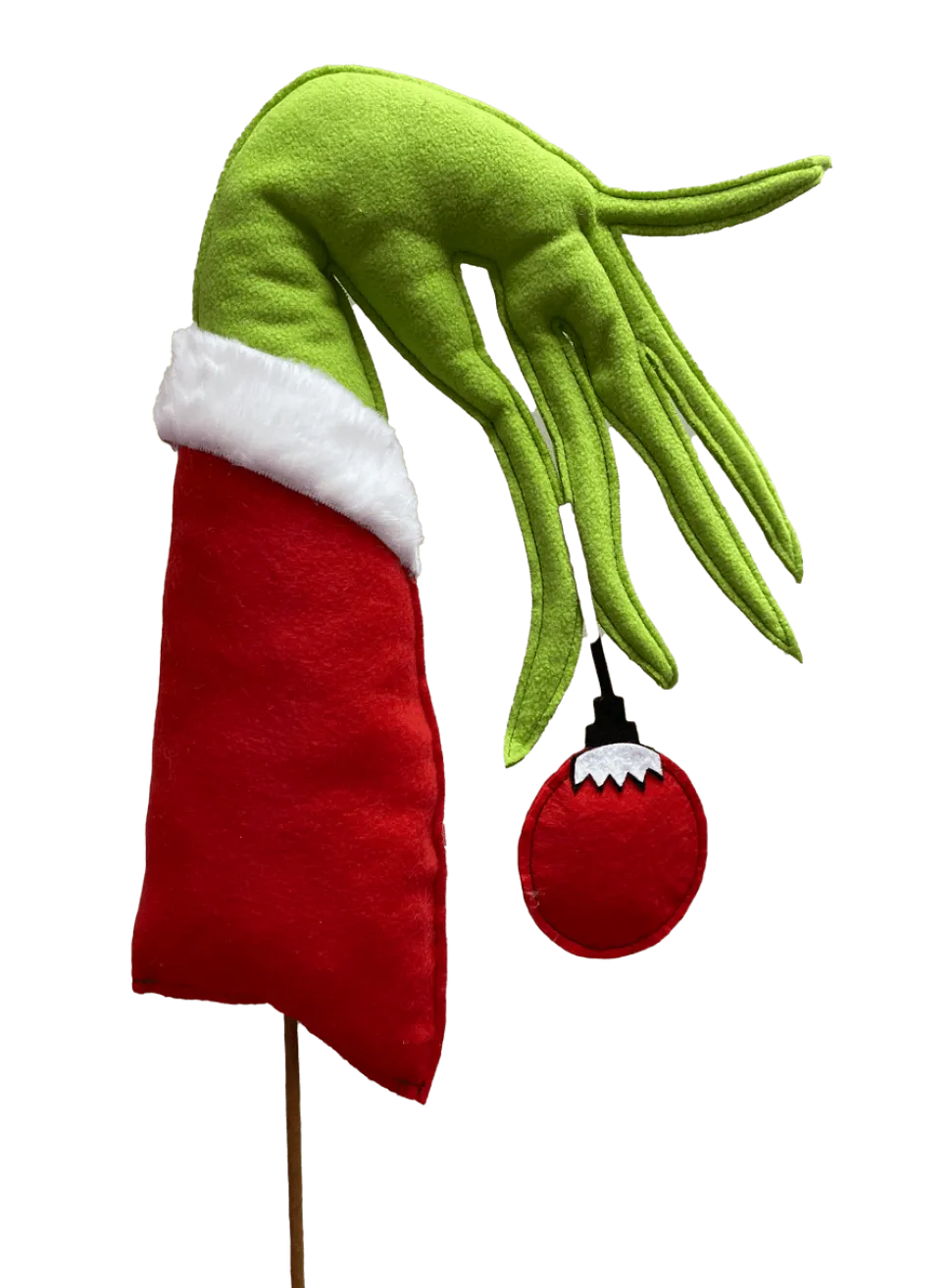 23” x 11" Green Monster Hand Ornament