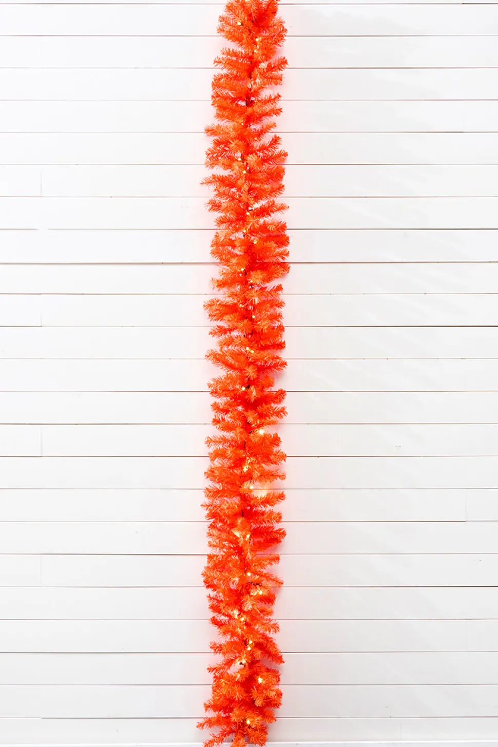 9' x 12" LED Orange Garland