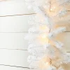 9' x 12" LED White Crystal Spruce Garland