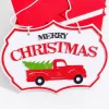 6.5" x 10" Merry Christmas with Truck Ornament
