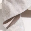 4" x 5 Yard Platinum Jacquard Dupioni Ribbon