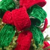 5" x 3 Yard Red Velvet Braided Ribbon