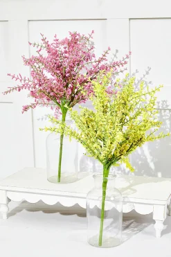 21" Yellow Heather Bush